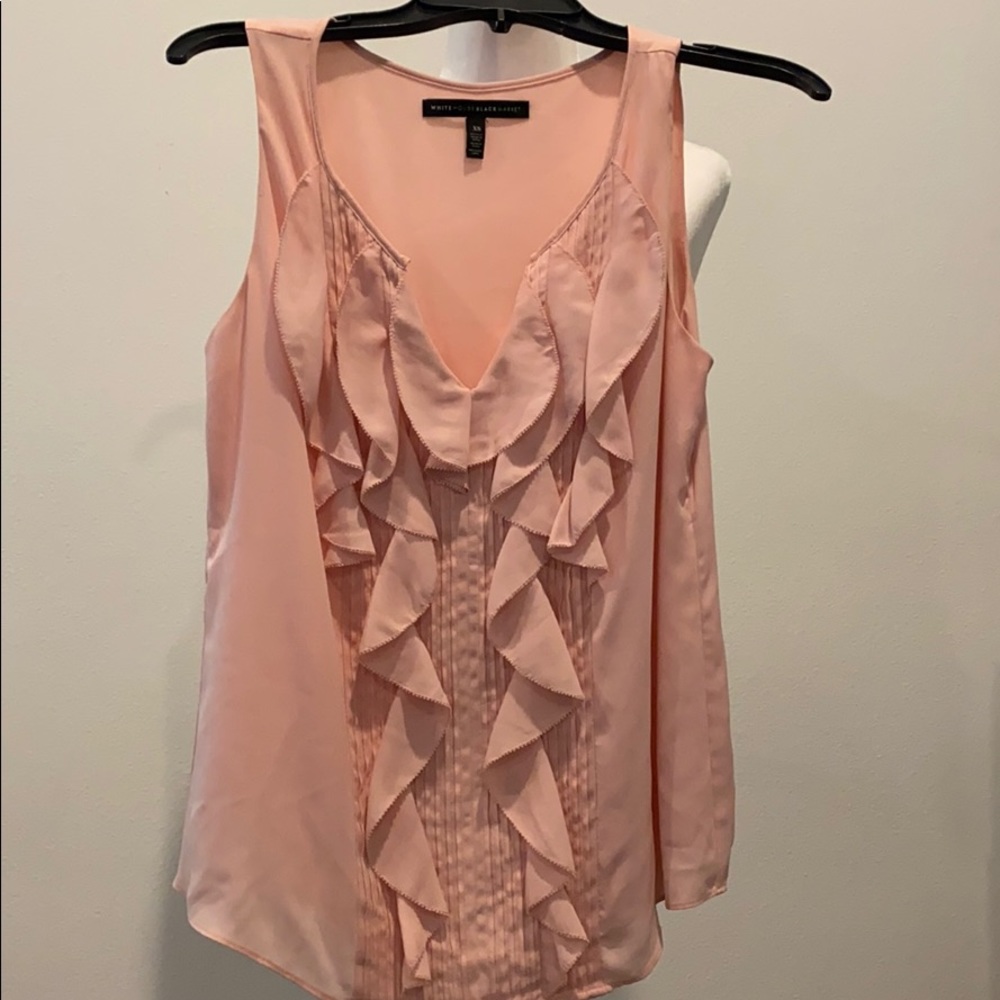 Beautiful blush blouse White House black market